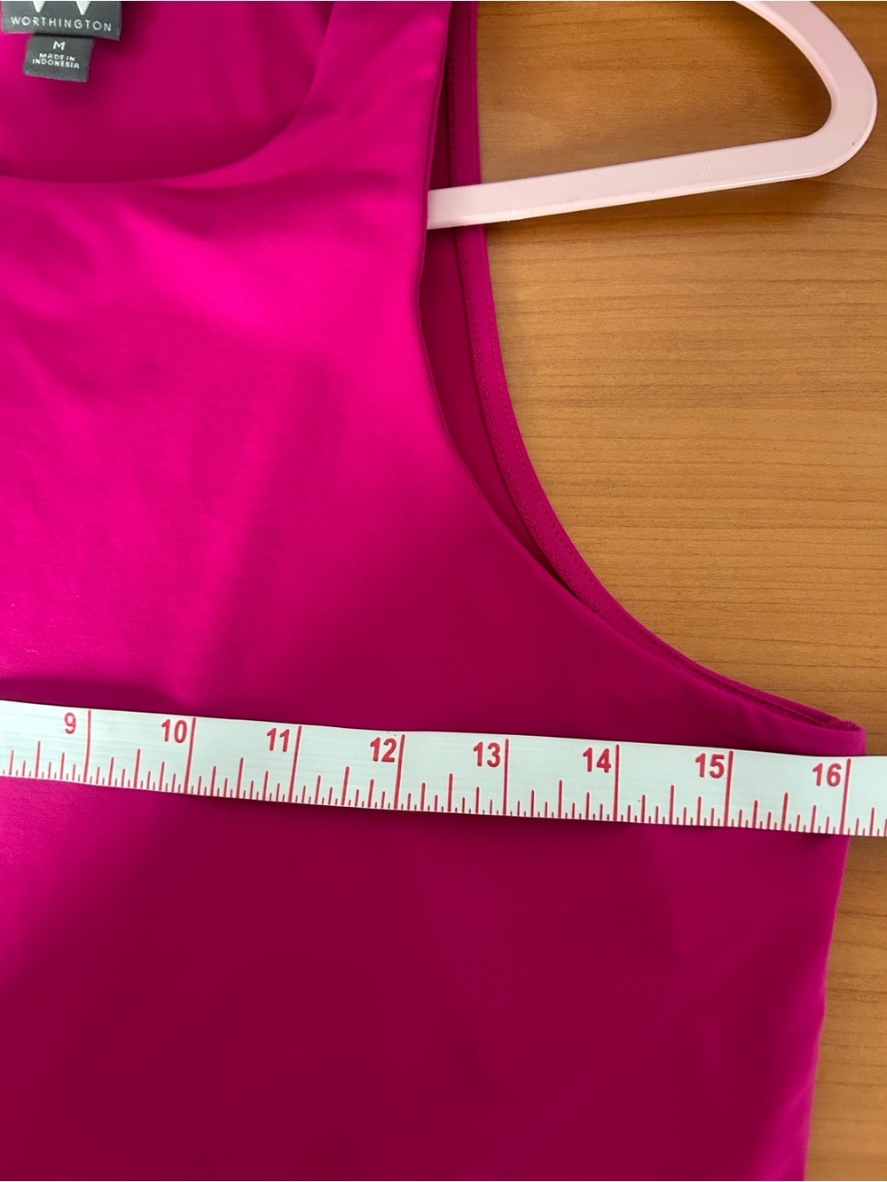 Worthington Fuchsia Ribbed High-Neck Tank - Picture 4 of 6